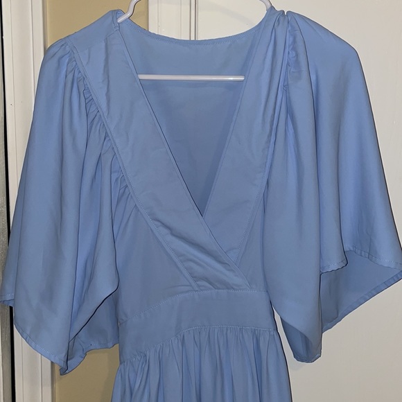 Dresses Perfect Baby Blue Boho Dress Poshmark